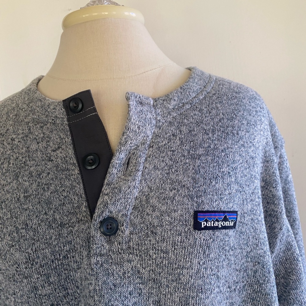 Patagonia Blue-Gray Men's Crewneck Sweater
